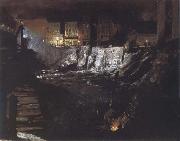 Excavation at Night George Bellows